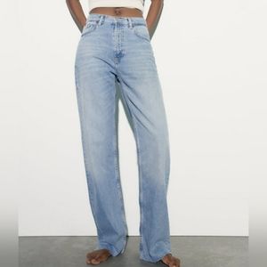 Zara High-Waisted Wide Leg jeans